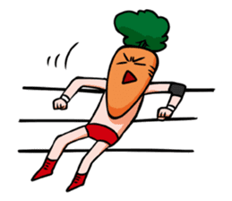 Vegetables Wrestling sticker #10656614