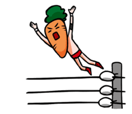 Vegetables Wrestling sticker #10656615