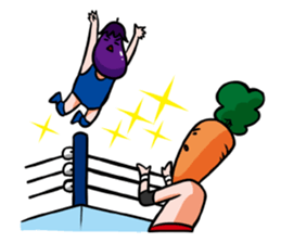 Vegetables Wrestling sticker #10656618