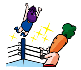 Vegetables Wrestling sticker #10656618