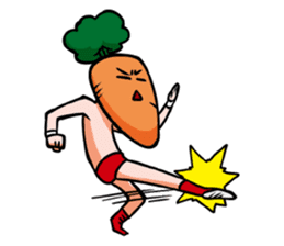 Vegetables Wrestling sticker #10656619
