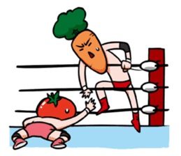 Vegetables Wrestling sticker #10656626