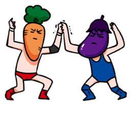 Vegetables Wrestling sticker #10656636