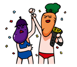 Vegetables Wrestling sticker #10656639
