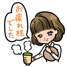 My life sticker for office ladies sticker #10656766