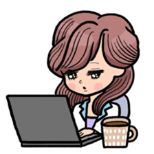 My life sticker for office ladies sticker #10656771