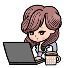 My life sticker for office ladies sticker #10656771