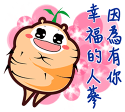 This is Ginseng sticker #10657215