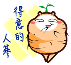 This is Ginseng sticker #10657224