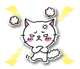White cat's basic set sticker #10657595
