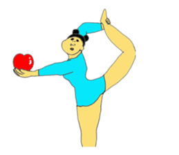 Rhythmic Gymnastics star sticker #10657600
