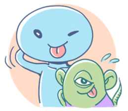 Aliens and the mechanical sticker #10657766