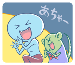 Aliens and the mechanical sticker #10657770
