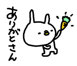 Cute Osaka Rabbit stickers! sticker #10657927