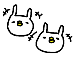 Cute Osaka Rabbit stickers! sticker #10657930