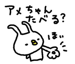 Cute Osaka Rabbit stickers! sticker #10657932