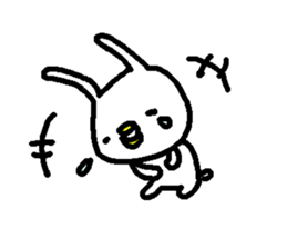 Cute Osaka Rabbit stickers! sticker #10657934