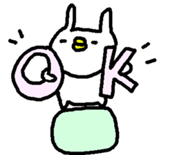 Cute Osaka Rabbit stickers! sticker #10657937