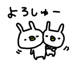 Cute Osaka Rabbit stickers! sticker #10657943