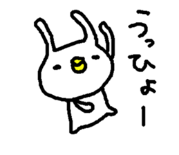 Cute Osaka Rabbit stickers! sticker #10657947