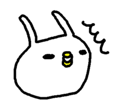 Cute Osaka Rabbit stickers! sticker #10657948