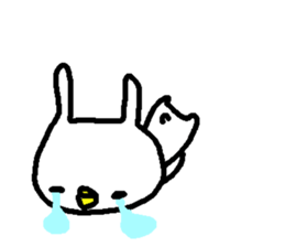 Cute Osaka Rabbit stickers! sticker #10657949