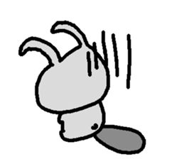 Cute Osaka Rabbit stickers! sticker #10657950