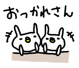 Cute Osaka Rabbit stickers! sticker #10657954