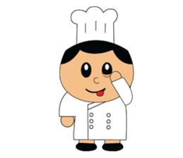 The cute chef sticker #10658121