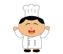 The cute chef sticker #10658124