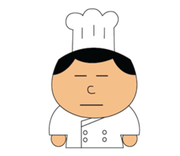 The cute chef sticker #10658127