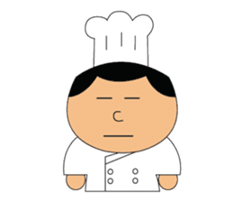 The cute chef sticker #10658127