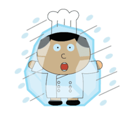 The cute chef sticker #10658137