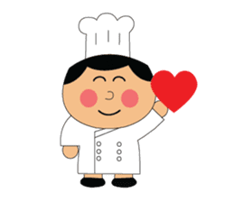 The cute chef sticker #10658146