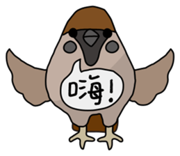 Talking Sparrow sticker #10658442
