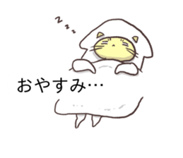 Balloon squid Cat sticker #10658486