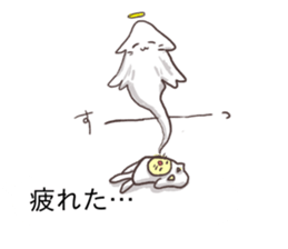 Balloon squid Cat sticker #10658514