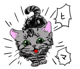 Try to spend in one day cat sticker #10658830