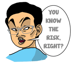 Jimbo Is Not Rambo sticker #10658975