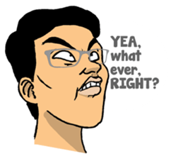 Jimbo Is Not Rambo sticker #10658985