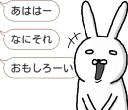 talking rabbit sticker 2 sticker #10659022