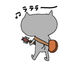 Gray of the cat sticker #10659124