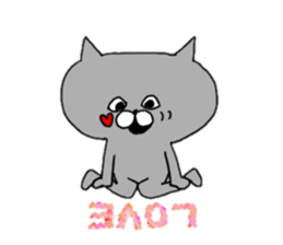 Gray of the cat sticker #10659129