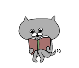 Gray of the cat sticker #10659144