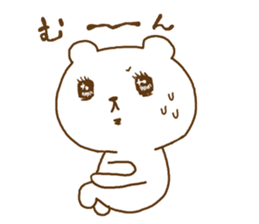 very cute devil bear sticker #10659354