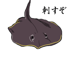 Creatures of little realistic sea sticker #10659918