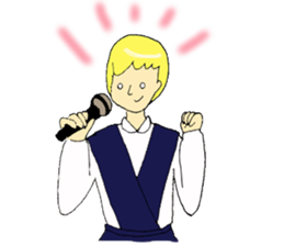 a schoolgirl sticker #10660199