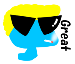 Caterpillar boy 2 (Kem boy 2)English sticker #10660314