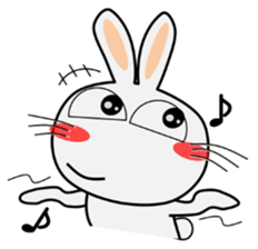 Cute Rabbit Everyday 6th sticker #10661321
