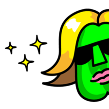 Funny Moai Baby sticker #10661363